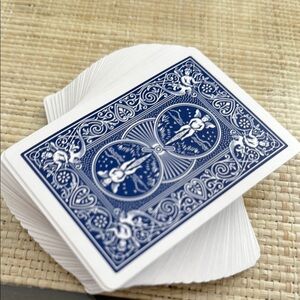 Blue Back Playing Cards - Classic Deck for Home Games